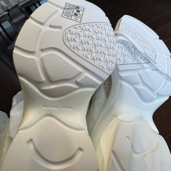 Michael Kors Beige and Cream Women's Sneakers - Picture 7 of 9